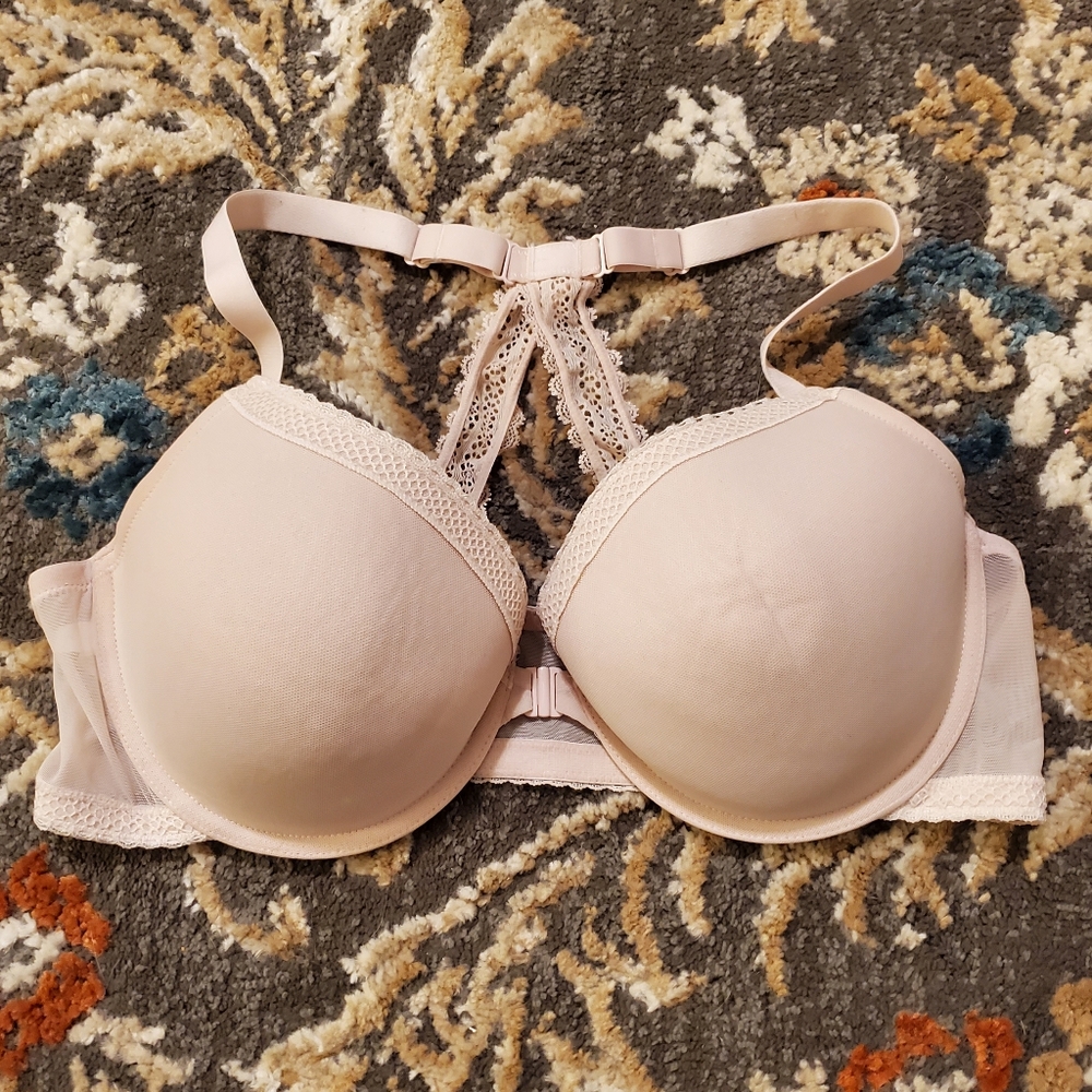 Auden 40C Cream Bra Front Closure
